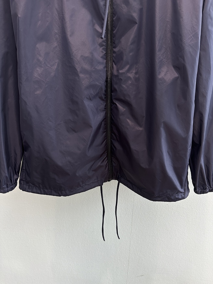 Minimalist Tailored Tech Fabric Long Trench Coat