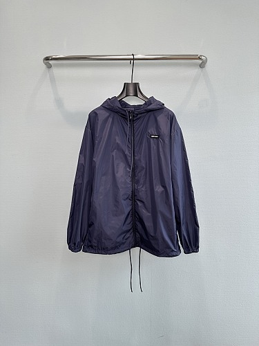 Minimalist Tailored Tech Fabric Long Trench Coat
