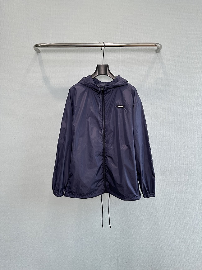 Minimalist Tailored Tech Fabric Long Trench Coat