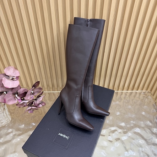Pointed Toe High Heel Stiletto Knee High Boots