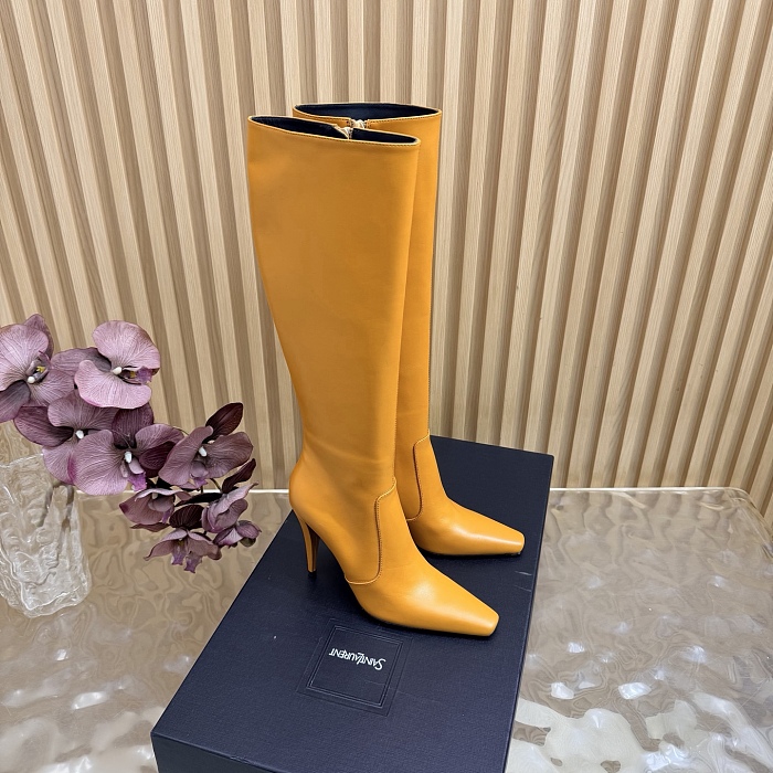 Pointed Toe Stiletto Heel High Boots