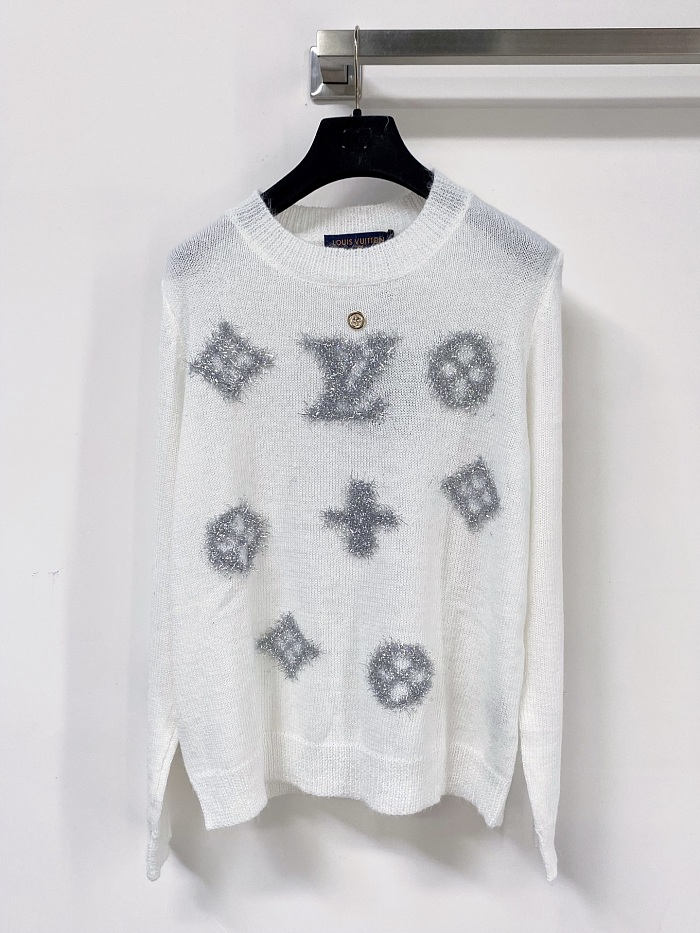 Chic Graphic Print Slim Fit Long Sleeve Knit Top