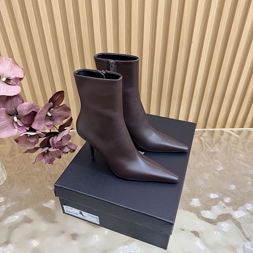Pointed Toe Stiletto Heel Ankle Boots