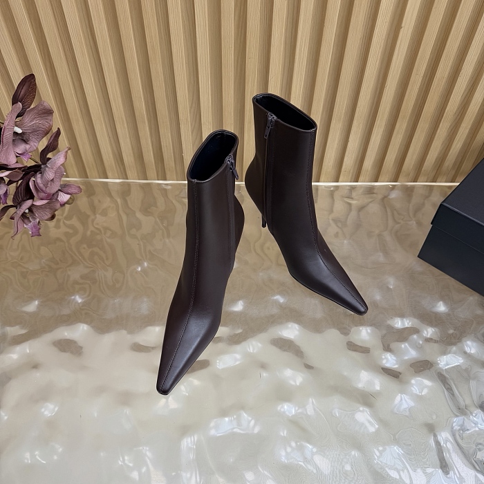 Pointed Toe Stiletto Heel Ankle Boots