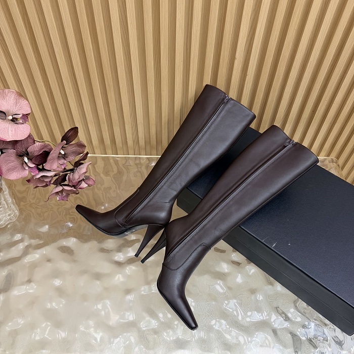 Pointed Toe High Heel Stiletto Knee High Boots
