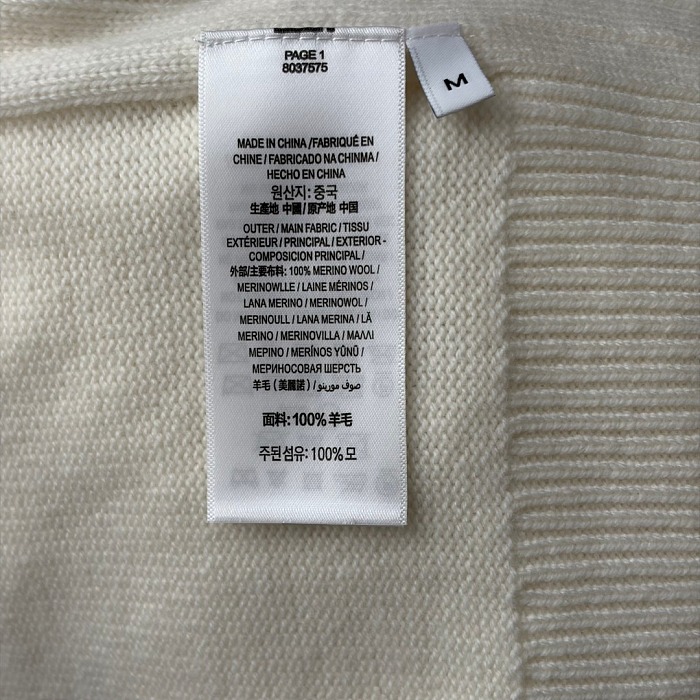 Equestrian Graphic Crew Neck Wool Knit Pullover Sweater