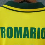 1994 Brazil Home Yellow Retro Soccer Jersey