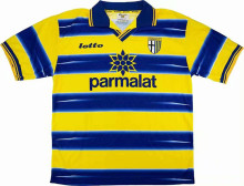 1998/99 Parma Home Yellow Retro Soccer Jersey
