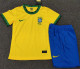 2020/21 Brazil Home Kids Soccer Jersey