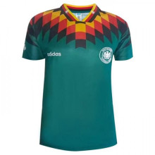 1994 Germany Away Green Retro Soccer Jersey