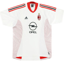 2002/03 AC Milan Away White Retro Soccer Jersey