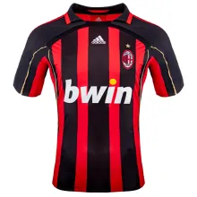 2006/07 AC Milan Home Retro Soccer Jersey