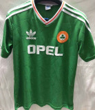 1990 Ireland Home Green Retro Soccer Jersey