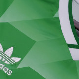 1988 Germany Away Green Retro Soccer Jersey