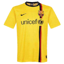 2008/09 BA Away Yellow  Retro Soccer Jersey