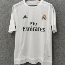 2015/16 RM White Home Retro Soccer Jersey