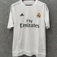 2015/16 RM White Home Retro Soccer Jersey