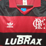 1990 Flamengo  Home Retro Soccer Jersey
