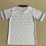 1990 England Home White Retro Soccer Jersey