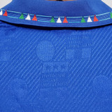 1994 Italy Home Blue Retro Soccer Jersey