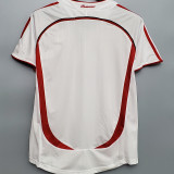 2006/07 AC Milan Away White Retro Soccer Jersey