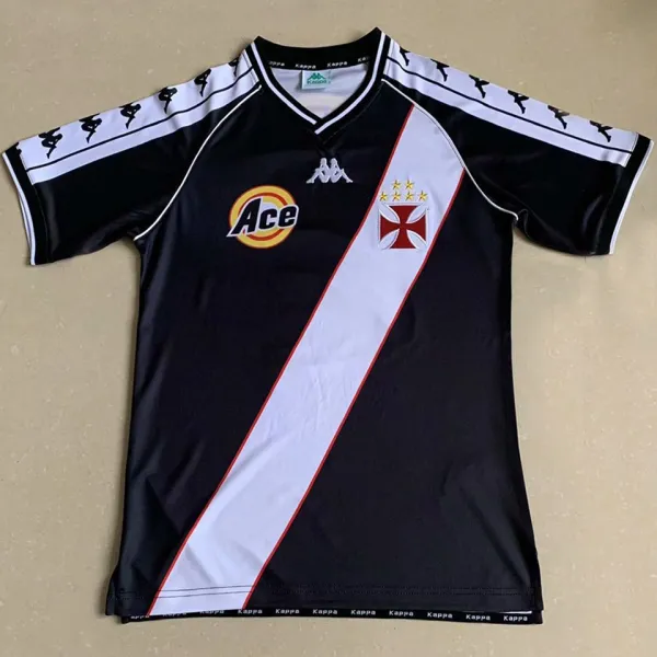2000 Vasco Away Black Retro Soccer Jersey