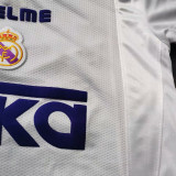 1997/98 RM White Home Retro Soccer Jersey