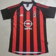 2002/03 AC Milan Home Retro Soccer Jersey