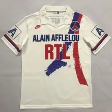 1990-1991 PSG  Home Retro Soccer Jersey
