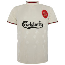 1996/97 LFC Away White Retro Soccer Jersey