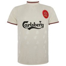 1996/97 LFC Away White Retro Soccer Jersey