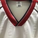 1988-1990 M Utd Away White Retro Soccer Jersey
