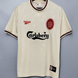 1996/97 LFC Away White Retro Soccer Jersey