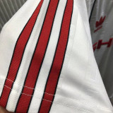 1988-1990 M Utd Away White Retro Soccer Jersey