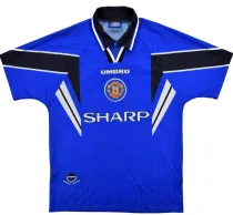 1996/98 M Utd Third Blue Retro Soccer Jersey