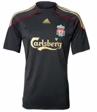 2009/10 LFC Away Black Retro Soccer Jersey
