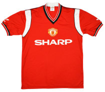 1984-1986 M Utd Home Retro Soccer Jersey