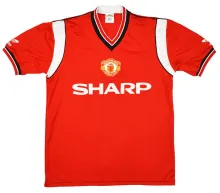 1984-1986 M Utd Home Retro Soccer Jersey