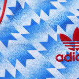 1990/92 M Utd Away Long Sleeve Retro Soccer Jersey
