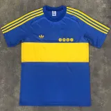 1981 Boca Home Retro Soccer Jersey
