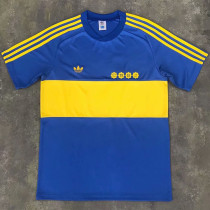 1981 Boca Home Retro Soccer Jersey