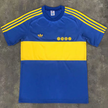 1981 Boca Home Retro Soccer Jersey