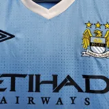 2011/12 Man City Home Blue Retro Soccer Jersey