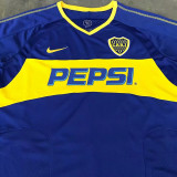 2003/2004 Boca Home Retro Long Sleeve Soccer Jersey