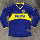 2003/2004 Boca Home Retro Long Sleeve Soccer Jersey
