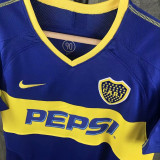 2003/2004 Boca Home Retro Long Sleeve Soccer Jersey