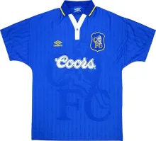 1995/97 CFC Home Blue Retro Soccer Jersey