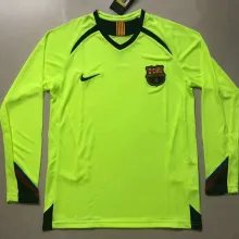 2005/06 BA Away Green Long Sleeve Retro Soccer Jersey