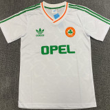 1990 Ireland Away White Retro Soccer Jersey