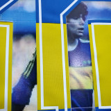 Maradona #10 Boca Home Retro Soccer Jersey 1981 ★★